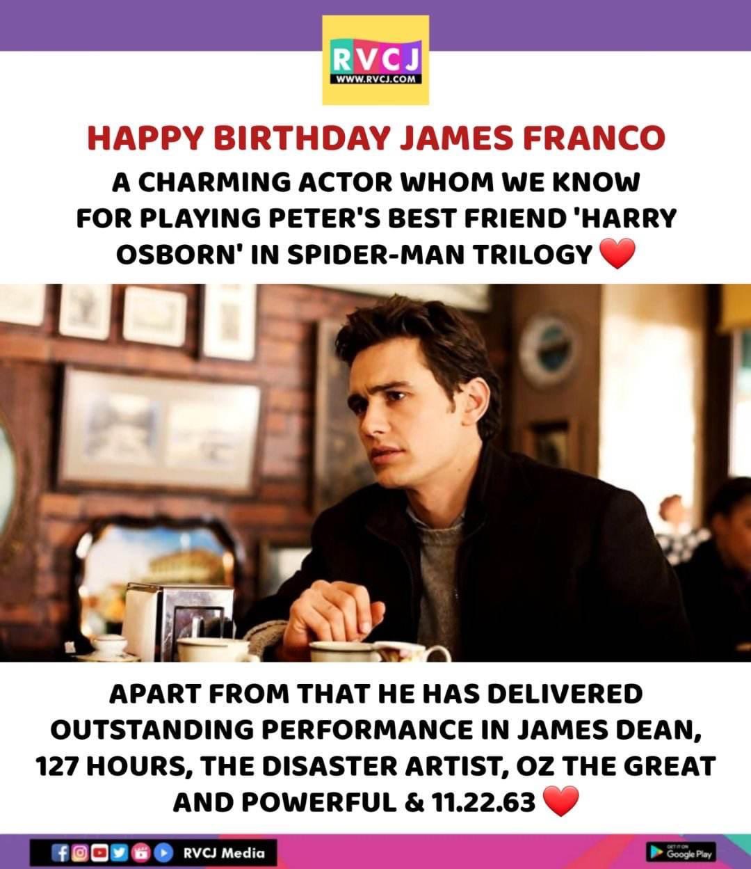 Happy birthday James Franco!     