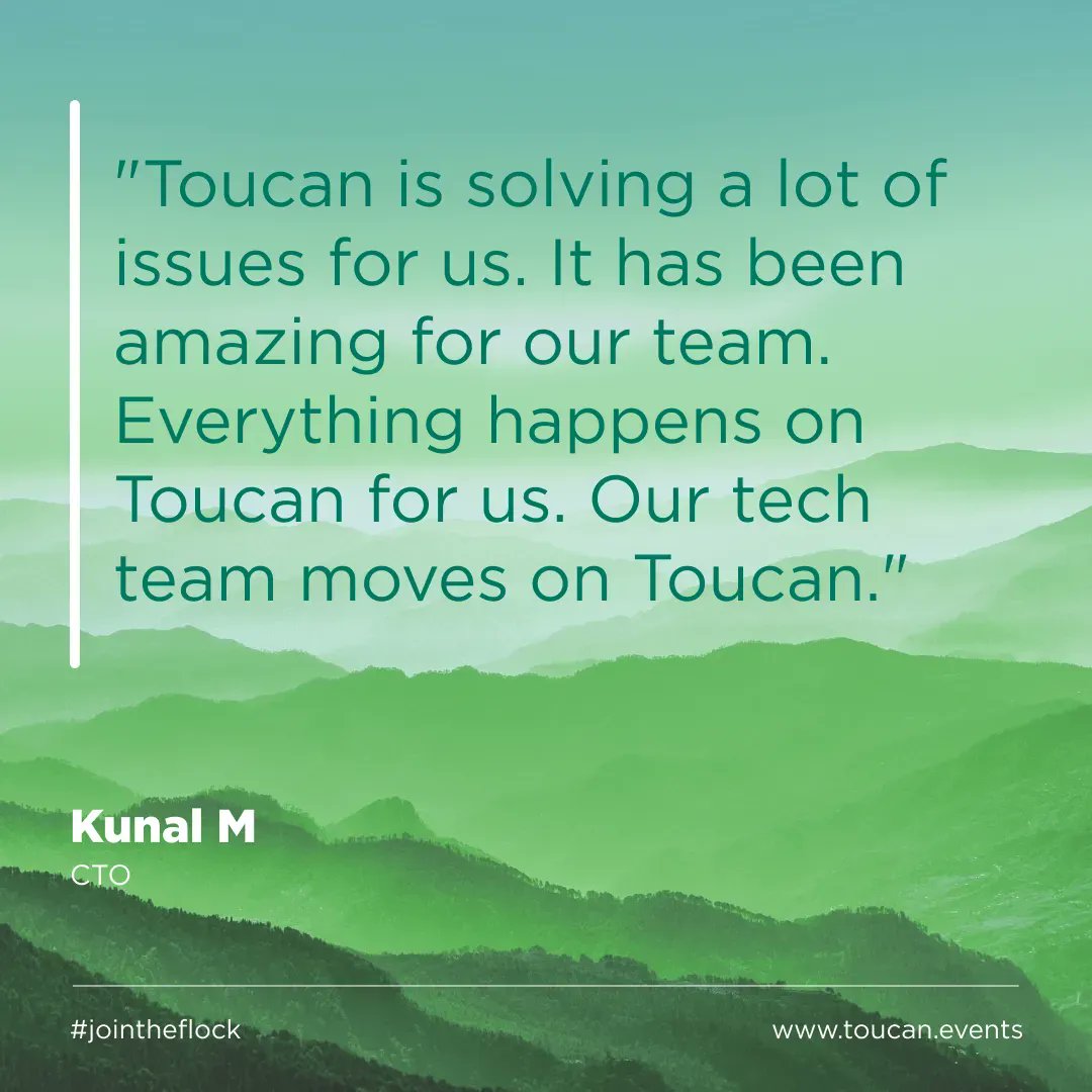 Toucan Events tweet media