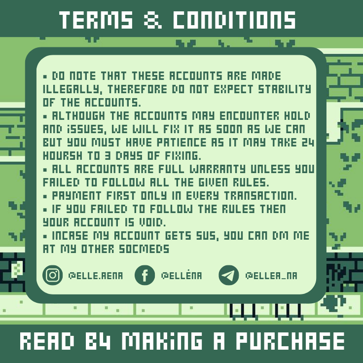 ellea_na's tweet photo. 🐸 before making a purchase make sure to read the terms and conditions ;)) https://t.co/gnkCSkHxxG