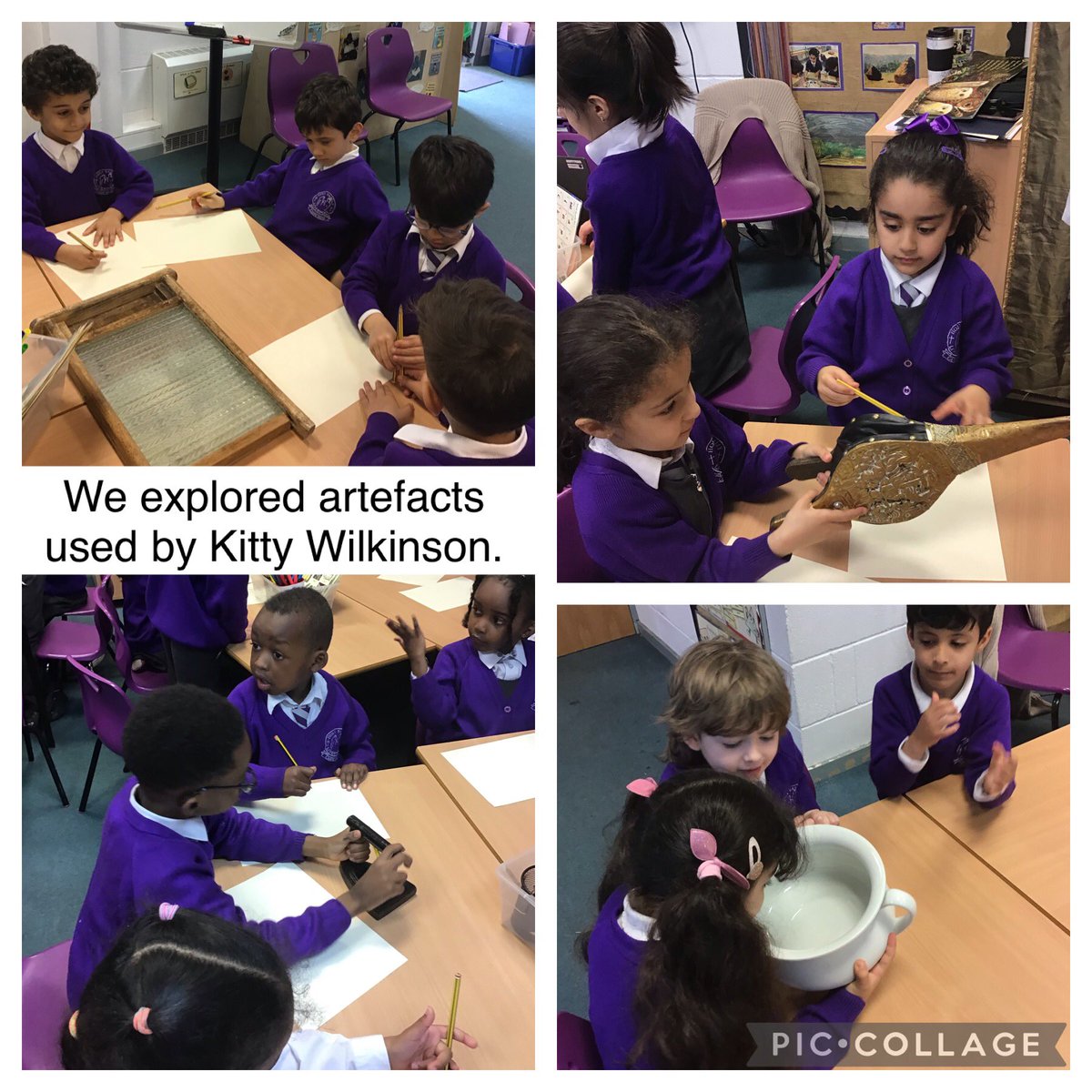 HolyFamilyL8_1F's tweet photo. Today we had our Kitty Wilkinson workshop to finish our History topic @HolyFamilyL8_2H #KittyWilkinson https://t.co/DAtTNedkpO