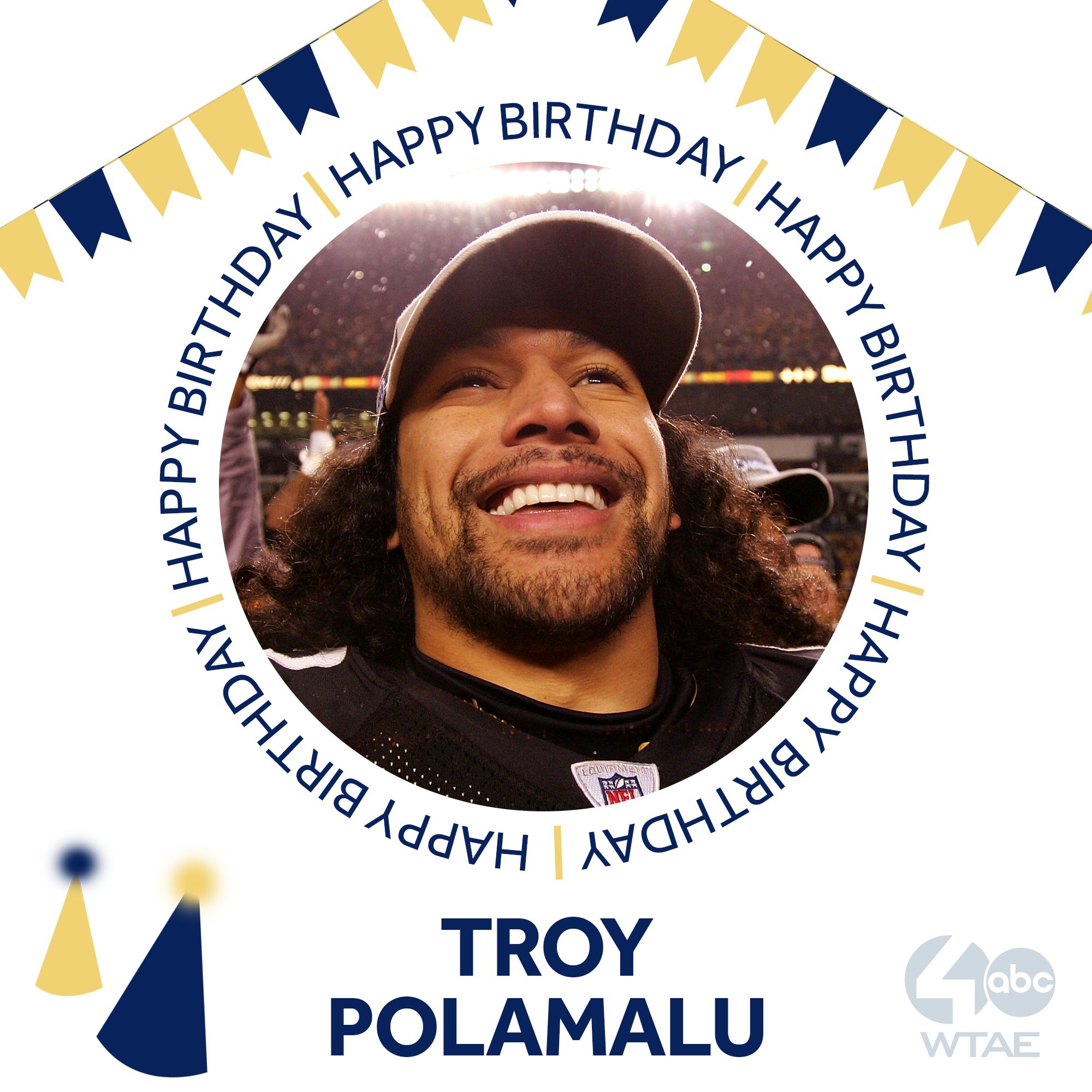 Happy birthday No. 43! Hall of Famer Troy Polamalu is celebrating his 42nd birthday    