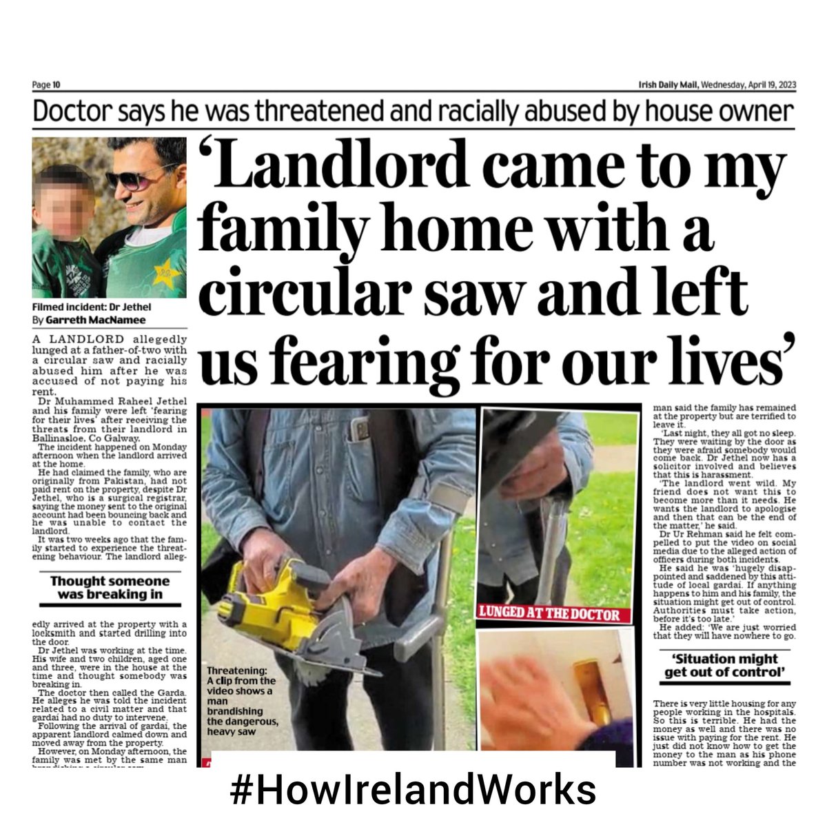 This terrible incident is only the 'Tip of the iceberg'.
Racial abuse to healthcare workers by landlords has definitely escalated in current housing crisis. Due to nature of their job, IMGs relocate every 6-12 months hospital to hospital &amp; it's quite common that their deposits1/2