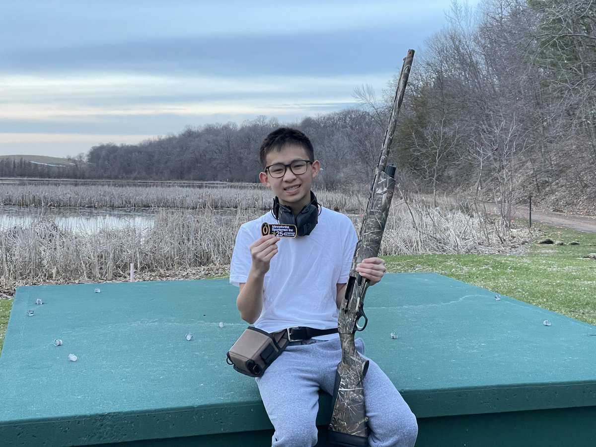 MWHS_Trap's tweet photo. Congratulations to @MWHS_Trap teammate Phil V for earning his first ever 25-straight last night. He did this after racing to the range after a lacrosse game. Way to go Phil! Here’s to many more. #MWHSPride https://t.co/HjzrPis3WW