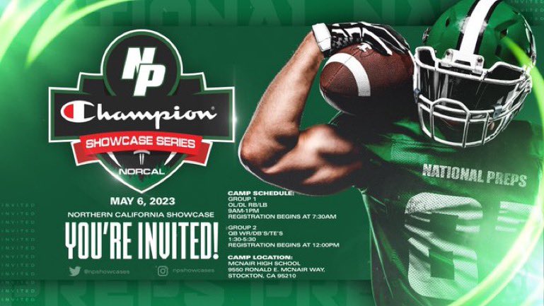 Thank you for the invite <a href="/PGregorian/">Paul Gregorian</a> to <a href="/NPShowcases/">National Preps Showcases</a> !!