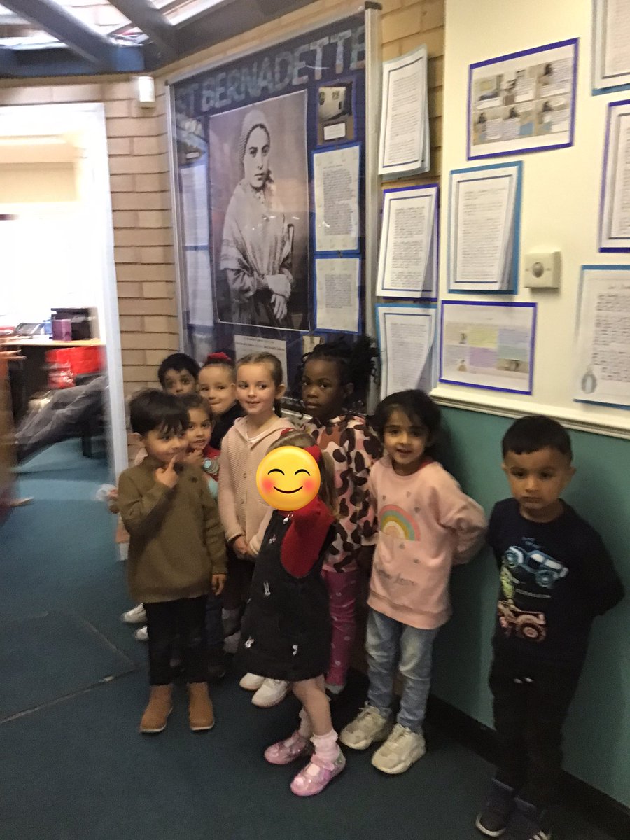 StBernsPrimary's tweet photo. We have been learning all about St Bernadette in nursery today #feastday #classsaint #stbernsRE https://t.co/iw7GMBe2xN