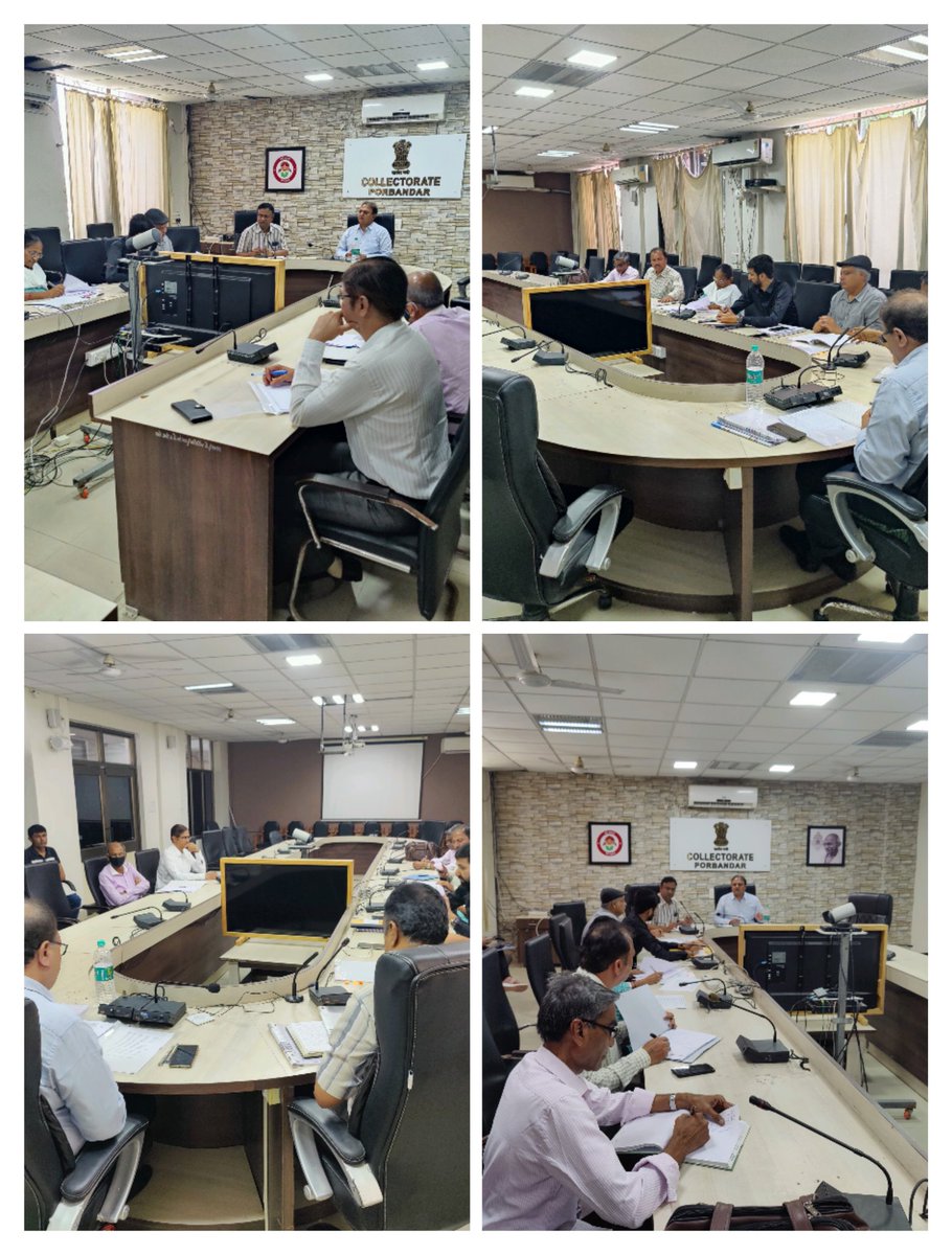 collectorpor's tweet photo. આજરોજ જિલ્લા પંચાયતની ICDS શાખાની ત્રિમાસિક સમિક્ષા બેઠક, વર્ષાઋતુ-૨૦૨૩ આગોતરા આયોજન અંગે બેઠક તેમજ યાત્રાધામ સફાઈ અભિયાન કાર્યક્રમ અંતર્ગત બેઠક યોજી જરૂરી સૂચનાઓ આપી.
@CMOGuj @kamaldayani @nirala_kk @SEOC_Gujarat @gpyvb https://t.co/Ir0Cxmcz8a