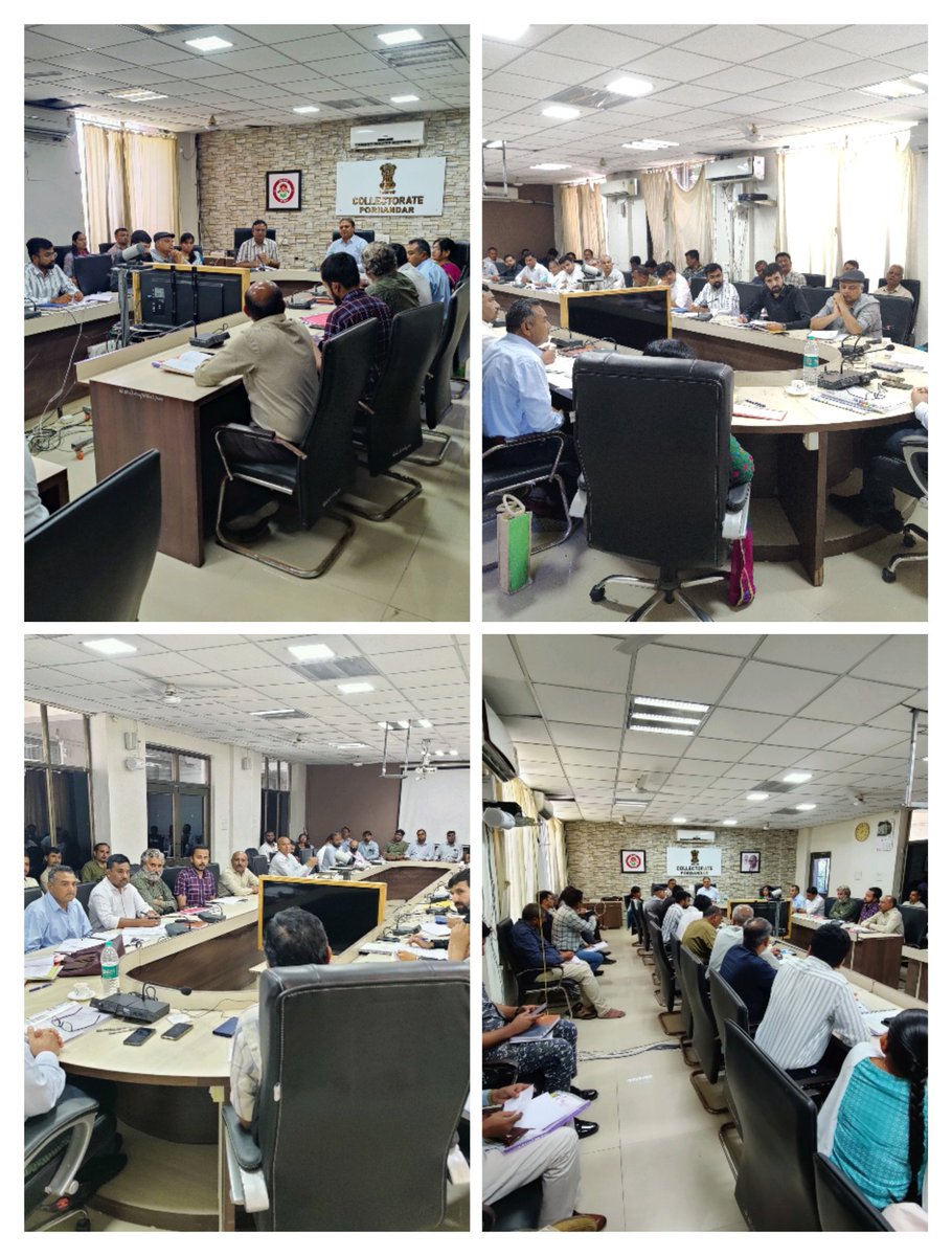 collectorpor's tweet photo. આજરોજ જિલ્લા પંચાયતની ICDS શાખાની ત્રિમાસિક સમિક્ષા બેઠક, વર્ષાઋતુ-૨૦૨૩ આગોતરા આયોજન અંગે બેઠક તેમજ યાત્રાધામ સફાઈ અભિયાન કાર્યક્રમ અંતર્ગત બેઠક યોજી જરૂરી સૂચનાઓ આપી.
@CMOGuj @kamaldayani @nirala_kk @SEOC_Gujarat @gpyvb https://t.co/Ir0Cxmcz8a