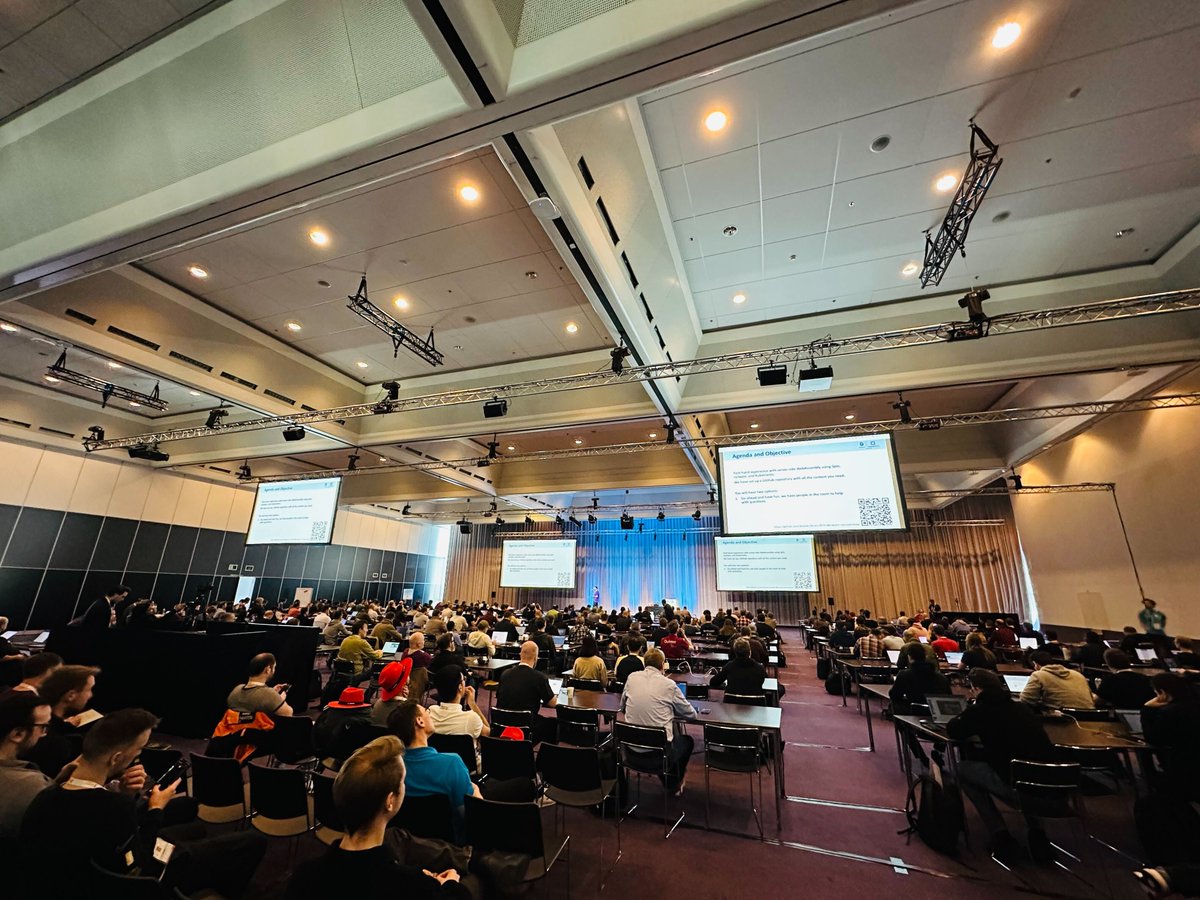fermyontech's tweet photo. Y'all. Run. Don't walk. To our @KubeCon_ workshop with @Microsoft.
It is a packed house full of people learning all about #WebAssebly and the power of #serverless fuctions.
https://t.co/QW61OSf0VR https://t.co/z2Vyr9NMIm