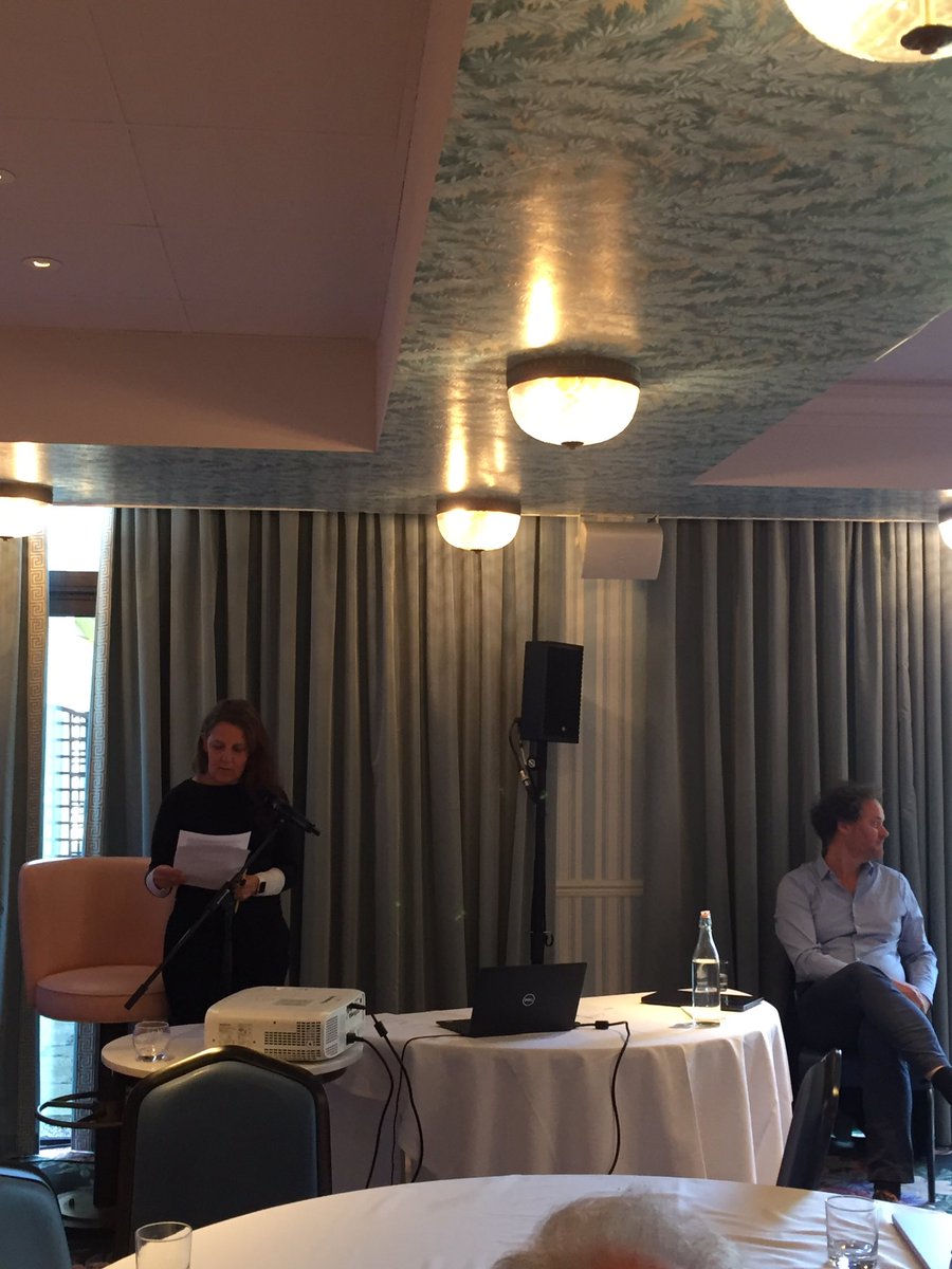MGreenfields's tweet photo. After a remarkably tasty lunch and some great conversations we are just coming back to the final panel (Communities) of the day introduced by the wonderful @mpsmoreau #sicevent - keynote will be by #TimHall of @CitizensUK https://t.co/4YW0kUh8ib