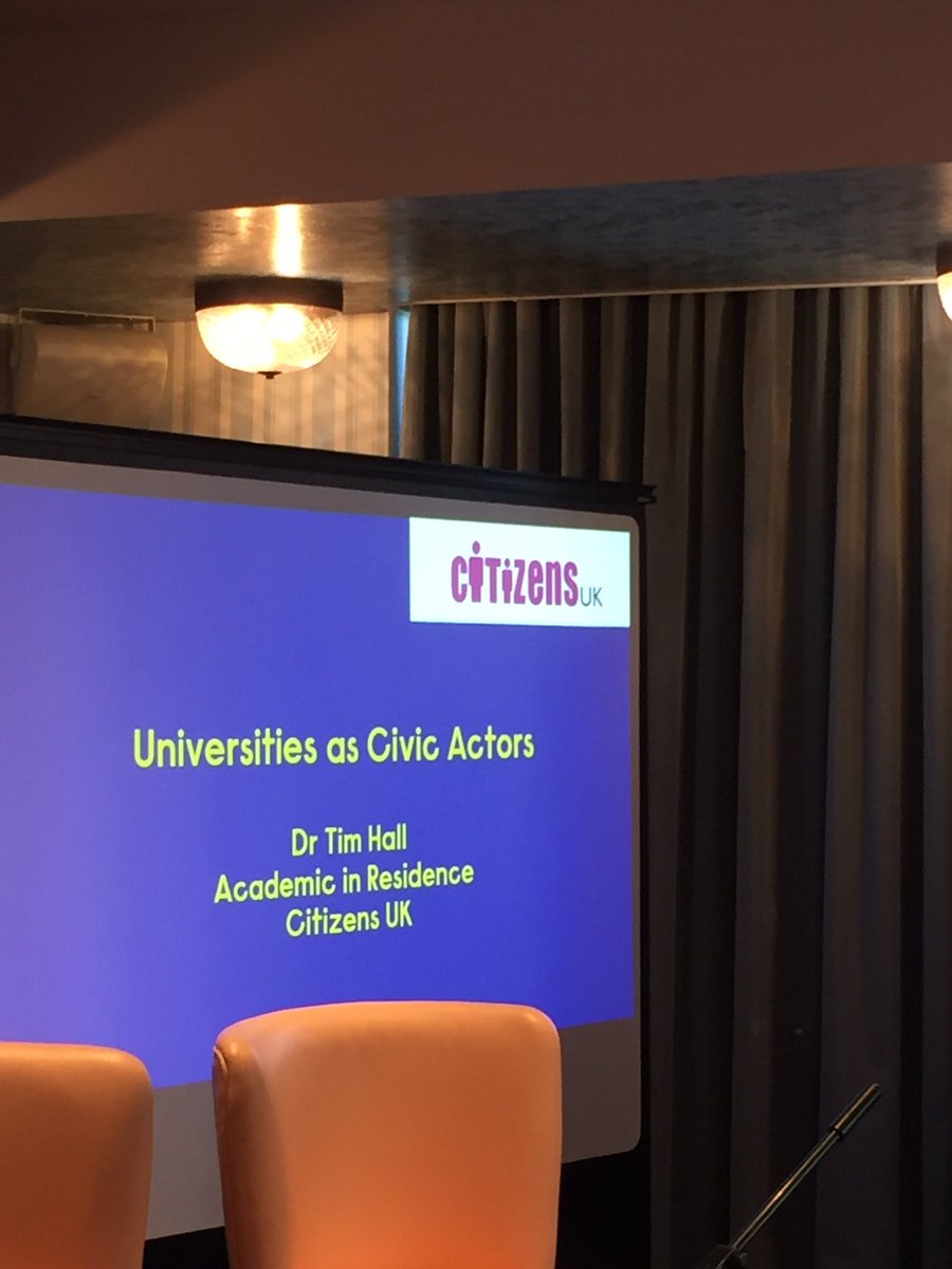 MGreenfields's tweet photo. After a remarkably tasty lunch and some great conversations we are just coming back to the final panel (Communities) of the day introduced by the wonderful @mpsmoreau #sicevent - keynote will be by #TimHall of @CitizensUK https://t.co/4YW0kUh8ib