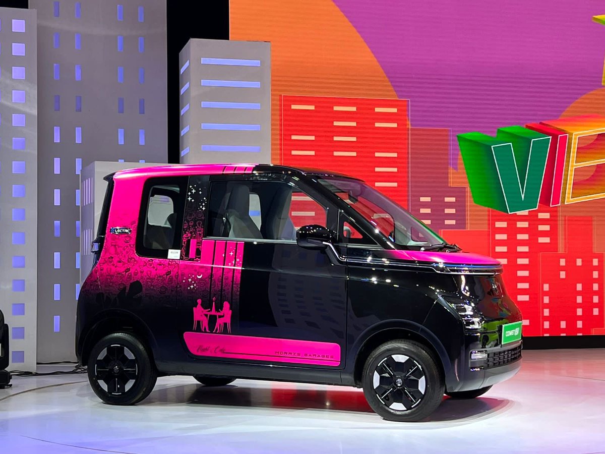 whatcarindiamag's tweet image. Here’s your first look at the @MGMotorIn Comet EV. Like the design? #MGCometEV #CometEV #EV