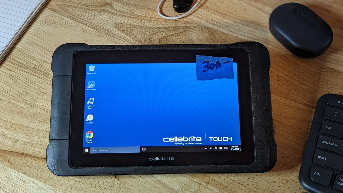 I came across an interesting find at the local electronics flea market.