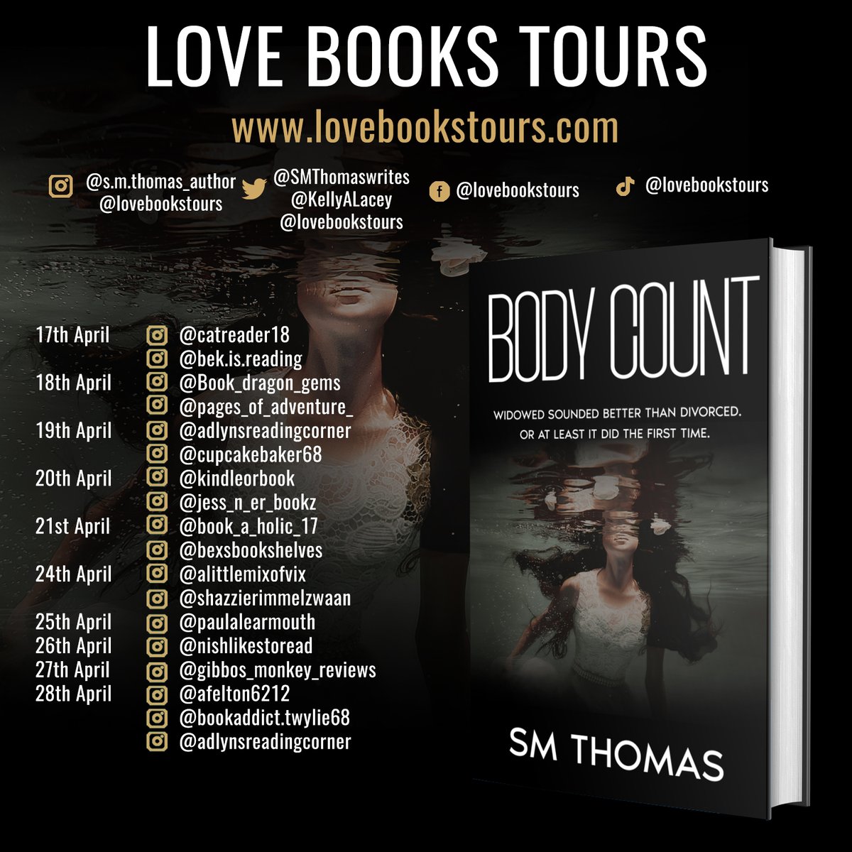 KellyALacey's tweet photo. 'The author really knows how to keep you guessing' says Bek is Reading about Body Count by @SMThomaswrites  #virtualbooktour by @lovebookstours @kellyalacey

https://t.co/bhYkkNBwmL https://t.co/QaD1As2ncJ