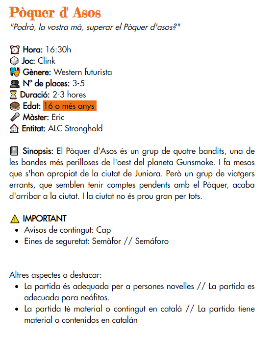 ALC_Stronghold's tweet photo. #Clink és un joc de @elrefugioedit ambientat en un #FarWest distòpic. Aquest dissabte tenim partida amb @elprofefriki al nostre #ReRoll especial #SantJordi, t'apuntes?
Inscripcions: https://t.co/HFV0HXbK6v https://t.co/D16KVMpcKl