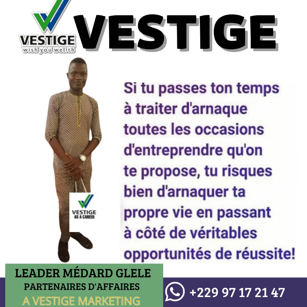 GleleMedard's tweet photo. Nous vous prions de prendre part...venez découvrir vestiges marketing source de revenus fiable sécurisée contacter+22997172147 https://t.co/TeaZ1O1KXR