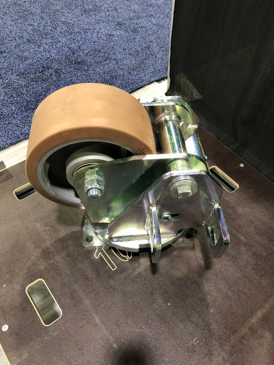 BlickleUSA's tweet photo. Good morning from #AviationMRO in Atlanta, GA! 

We are ready to discuss the benefits of our #springloaded jet engine stand #caster and how the #ErgoMove can increase #efficiency and #productivity for your company!

Come see us today at booth 5048! https://t.co/qOZZS6H8Si