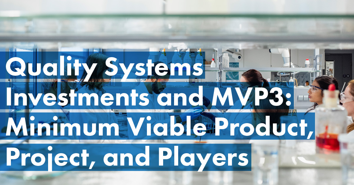 Clarkston_Inc's tweet image. Wanting to get the most out of your quality systems #investments? Let's explore the #MVP3 – Minimum Viable Product, Project, and Players.   hubs.ly/Q01LMFGM0

#QualitySystems #Quality