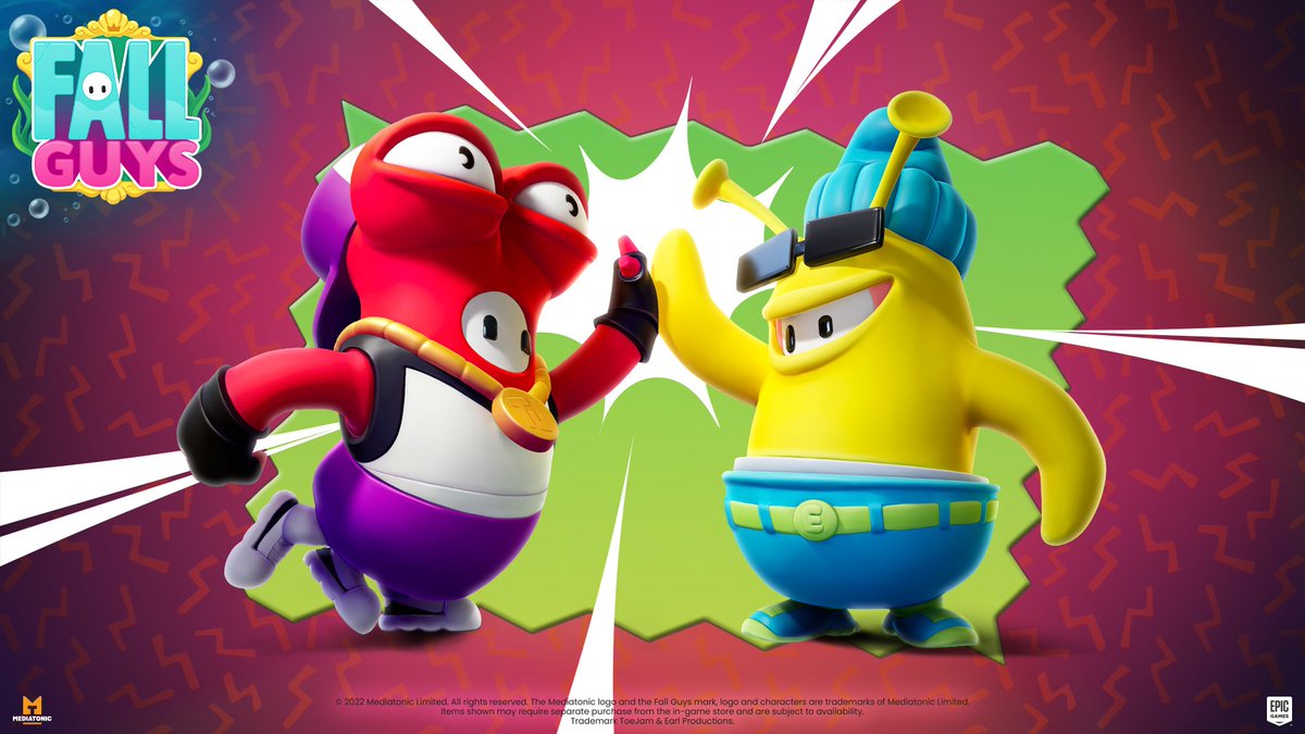 YOUCH! Toejam and Earl are back in the Fall Guys Store!