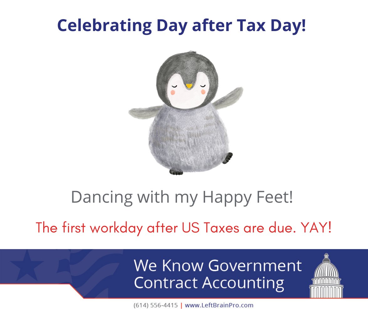Are you happy that you are finished with your taxes? We are!