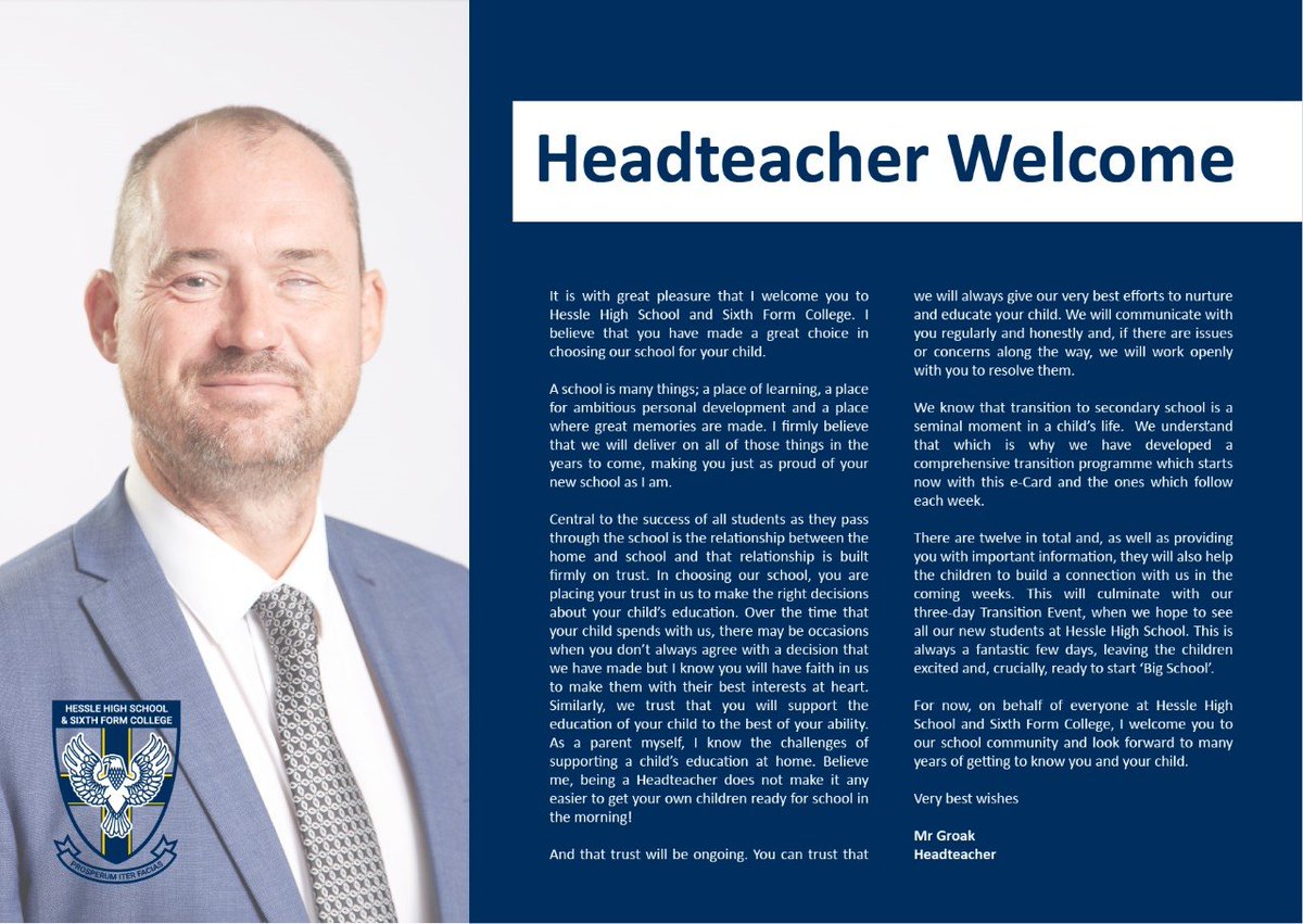 Hessle High School on Twitter "Future students of Hessle High School 🌟