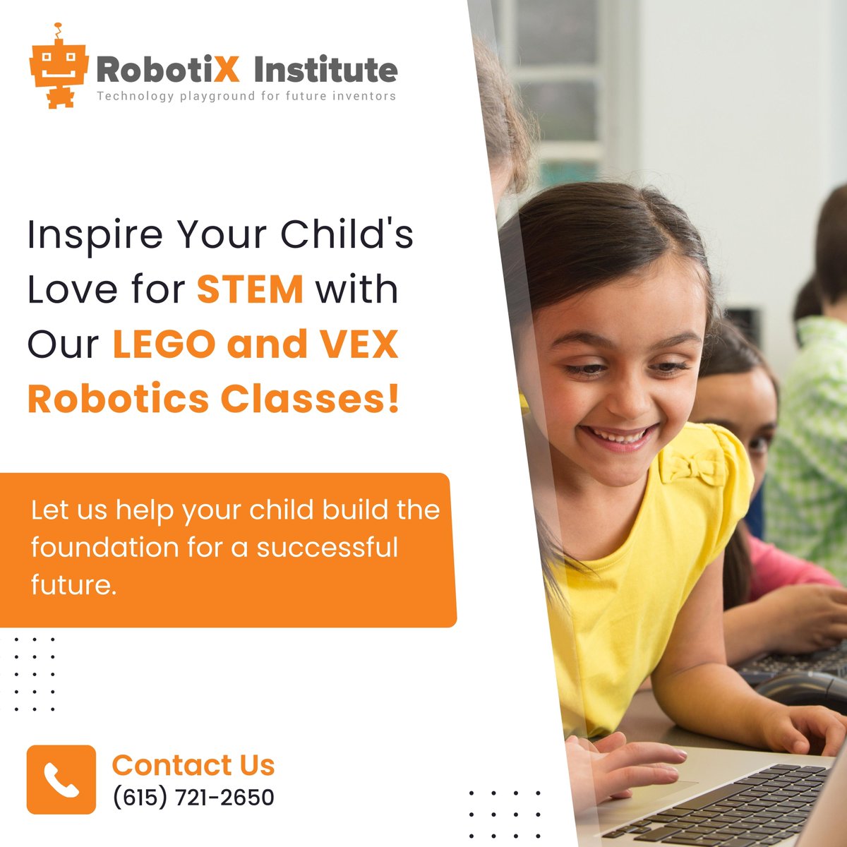 RobotixI's tweet image. Our robotics institute offers engaging LEGO programming for kids and exciting VEX robotics classes that will ignite your child's passion for STEM. Let us help your child build the foundation for a successful future. Enroll now! #LEGOProgramming #VEXRobotics #STEMeducation