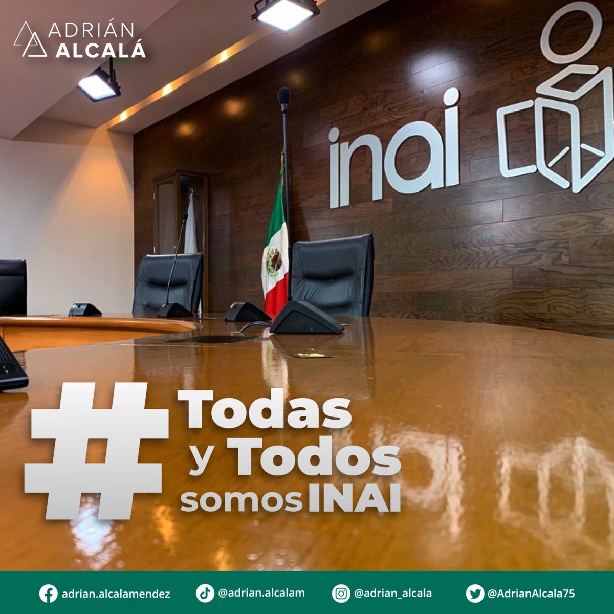 AdrianAlcala75's tweet photo. 🛑 19 días sin Pleno del @INAImexico.

#TodasyTodosSomosINAI https://t.co/swsA5qg5DQ