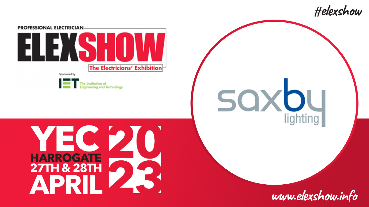 Lighting specialists <a href="/saxbylighting/">Saxby Lighting</a> will be at #elexshow to talk all things lighting solutions! View its range of domestic and commercial lighting products at #elexshow in Harrogate. 

Grab your FREE tickets today at rdr.link/exharsm23
