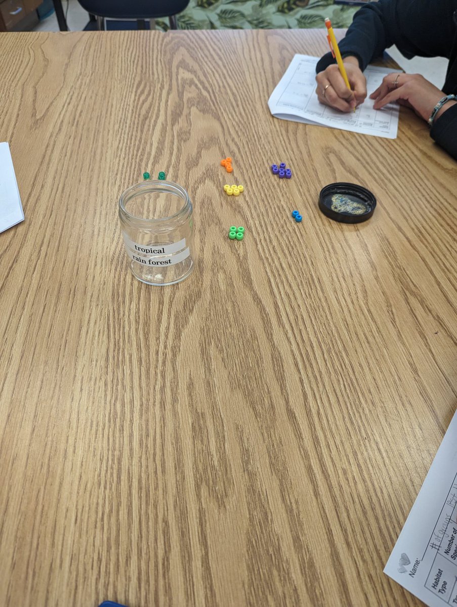 MrsKomal3's tweet photo. Today students are calculating the biodiversity index of 6 different ecosystems to determine which ecosystem is the healthiest❤️ #FISScience #7thGradeScience #KomalScience https://t.co/MLY1ihWWiD