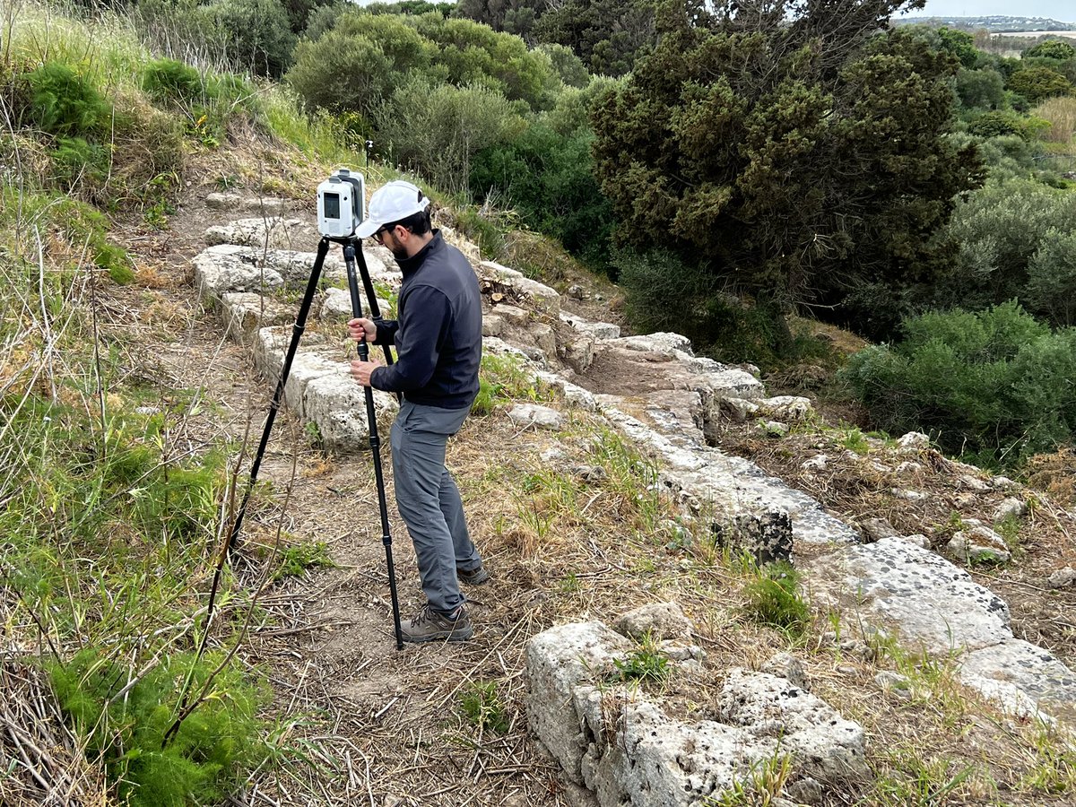 NicolaLercari's tweet photo. The #HADESproject team is back in #Heloros #Sicily for a successful #DigitalArchaeology campaign so far of #3DScanning and #RemoteSensing of the Greek fortifications https://t.co/8BDYtqjIir