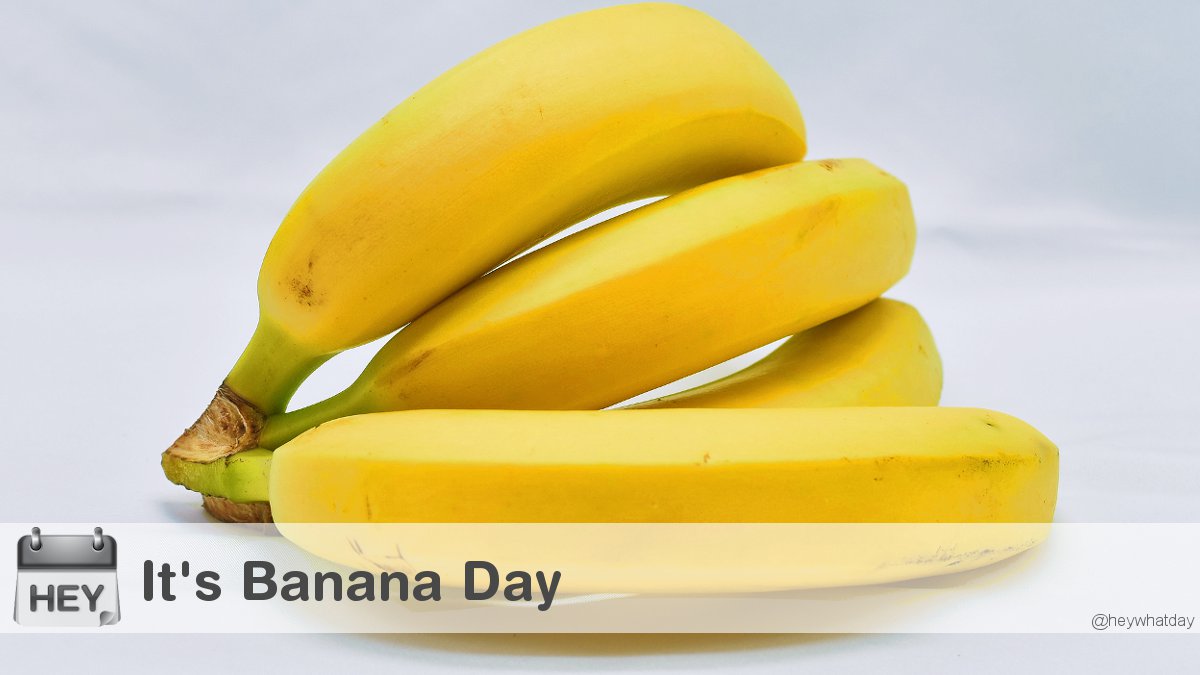 It's Banana Day! 
#BananaDay #NationalBananaDay #Fruit