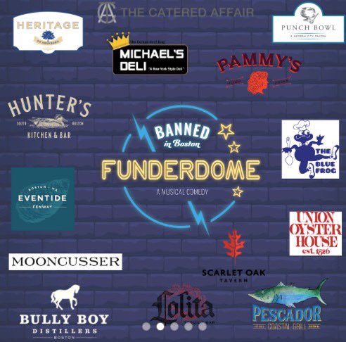 Michaels_Deli's tweet photo. 1 week @RFLBoston #BannedinBoston #Funderdome @roadrunnerbos Gonna be serving Pastrami Knishes &amp; having a great time raising💰&amp; awareness for this great program!Don't miss out-Tix available https://t.co/S7HubCCp9t #delicatessen #bestofboston #doinggood #partytime #familybusiness https://t.co/7FhbzJvSp9