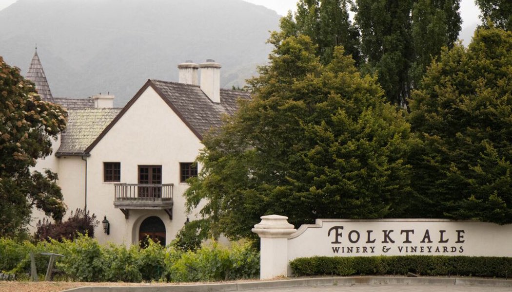 kaylortruther's tweet photo. fun additional: there’s a winery and vineyard called Folktale in Bur Sur, with interesting font ;) https://t.co/3NB5xRgkUd