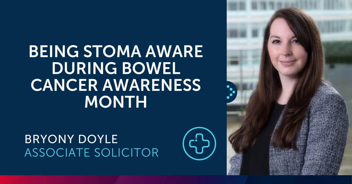 Our latest blog for #BowelCancerAwarenessMonth from specialist cancer solicitor @BryonyDoyleJMW explains what a stoma is & how they're used in bowel surgery patients.  Several of our clients had stomas fitted due to misdiagnosed bowel cancer #stomaaware bit.ly/3ULeUv6