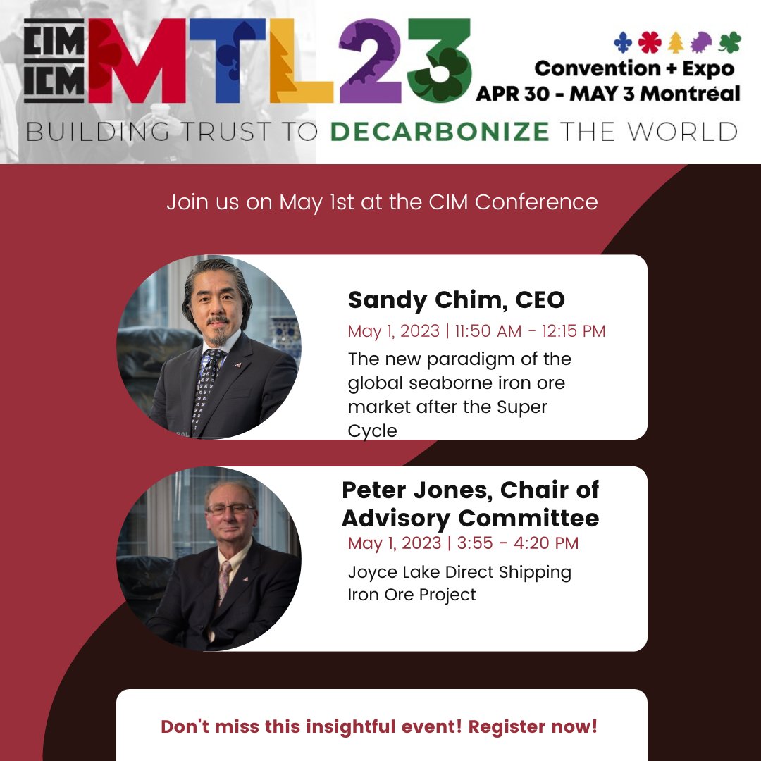 CenturyGlobalC's tweet photo. Join us on May 1st at the CIM Conference as our CEO Sandy Chim talks about market reviews and trends, and Chair of Advisory Committee Peter Jones discusses our exciting DSO project, Joyce Lake. Don't miss this insightful event! 

🔗: https://t.co/FHcDokyxjw

#CNT #CIMConference https://t.co/p7cWUGVkTf