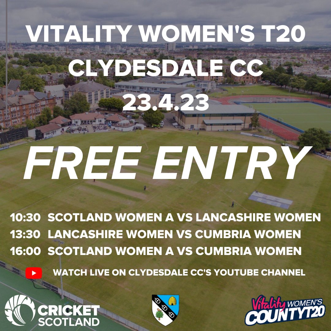 Scotland Women 'A' return to action at @DaleCricket on Sunday, hosting Lancashire and Cumbria in the Vitality Women's T20 💥 #FollowScotland