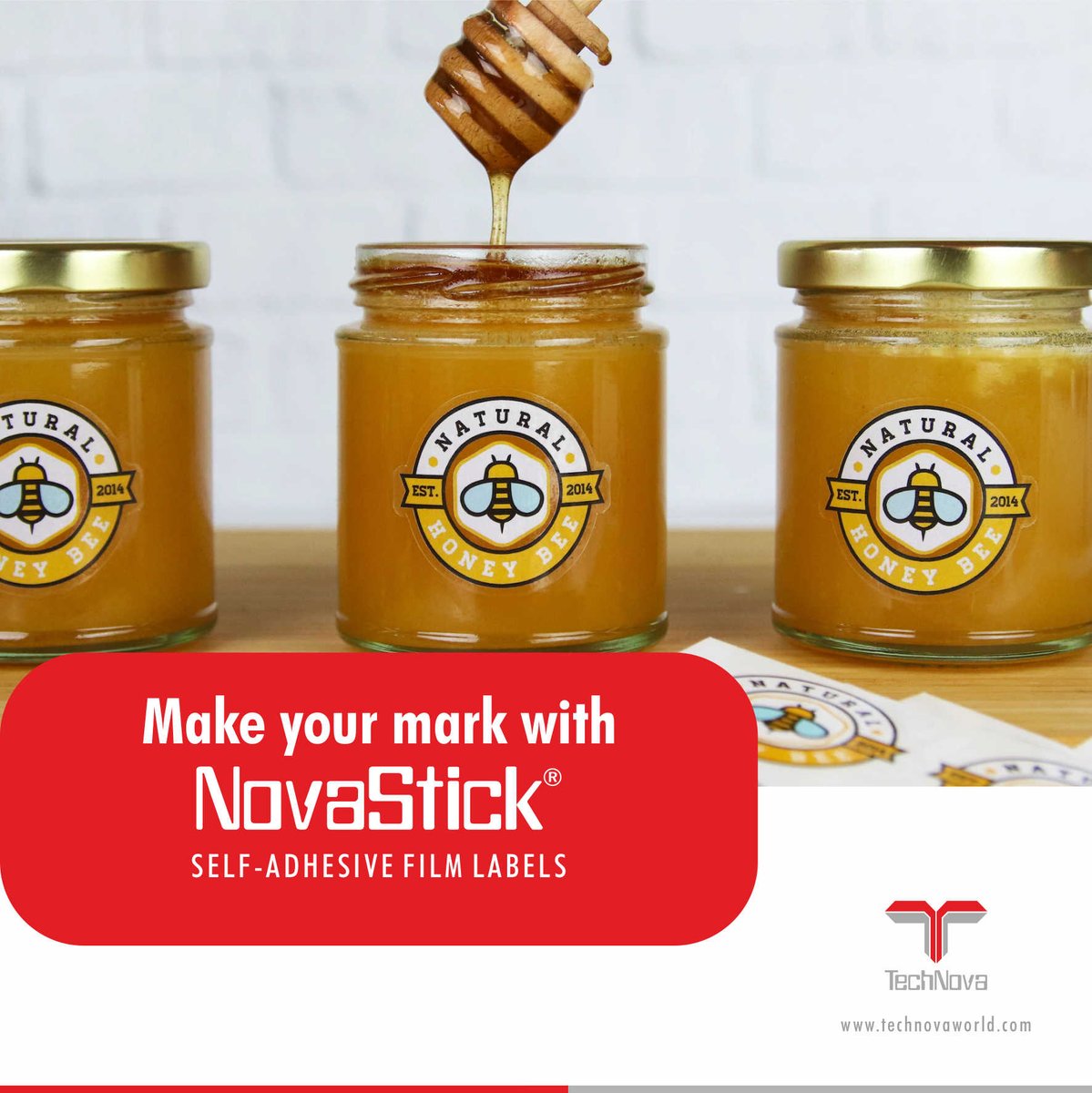 TechNovaWorld's tweet photo. #NovaStick Film Labels are designed to be durable & long-lasting.
Available in various sizes, they are fully compatible with Dry Toner and Screen printing. It can be used for a range of applications
https://t.co/YP1TpQ1CH2
#TechNova #labels #mattelabel #mattestickers #packaging https://t.co/gGyvIgO1SI