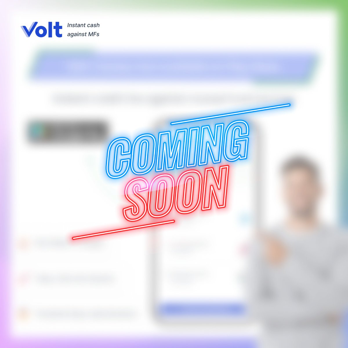 voltmoney_in's tweet photo. *COMING SOON*
The wait is about to end! We will soon be available at your fingertips and help with instant cash against your Mutual Funds.
#VoltMoney #VoltMoneyApp #newlaunchalert https://t.co/HqG2ckqYvZ