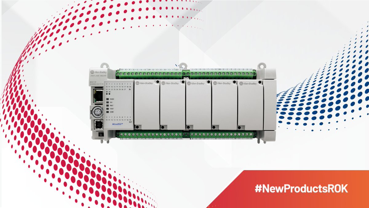 cthesco's tweet photo. Accelerate project development and time to market with the enhanced Micro850 2080-L50E controllers. Learn how you can gain greater flexibility, increased connectivity and easier integration to drives with the new Class 1 implicit messaging capability.

https://t.co/qf8MgFtVRA https://t.co/GzxIec7UoL