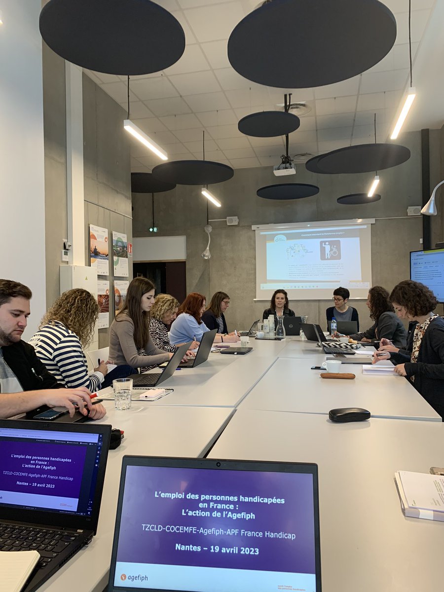 v_bustreel's tweet photo. #International 🇪🇺@Agefiph_ aux côtés des partenaires du projet européen #Decid-E porté par l'ONG 🇪🇸 @COCEMFE, @ZeroChomeurLD rt @apfhandicap en visite apprenante centrée sur les questions d'#inclusion et de #handicap au milieu de l'#emploi 👉 rôles et missions respectives https://t.co/gWhAhv2H9c