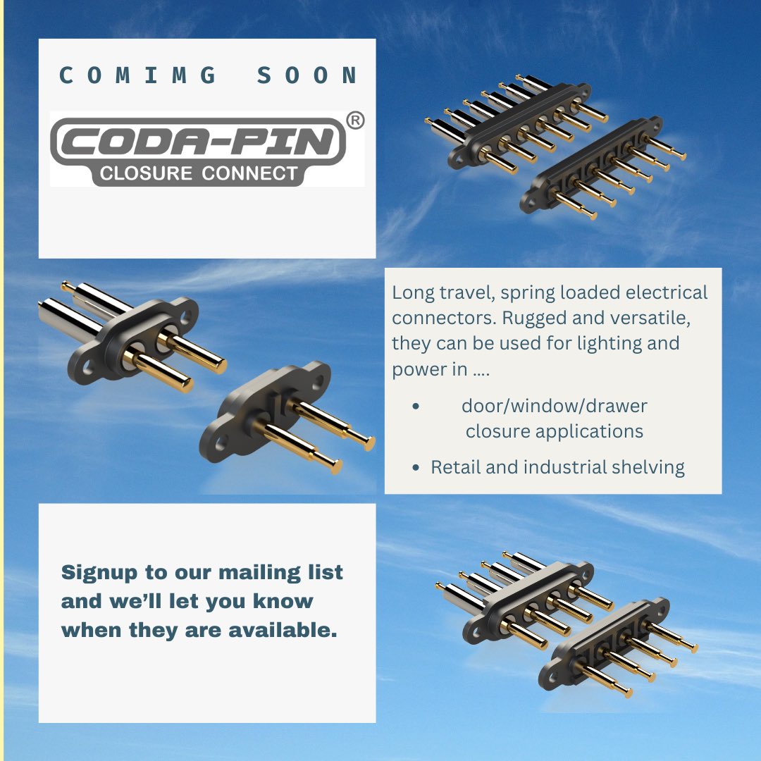 SWIFTDOCK's tweet photo. New products coming soon …
#newproduct #electroniccomponents  #productdesign #pogopin #madinbritain #connector #retaildesign #lighting 
https://t.co/5bPYZnh1AW https://t.co/xTxrv0dyVV