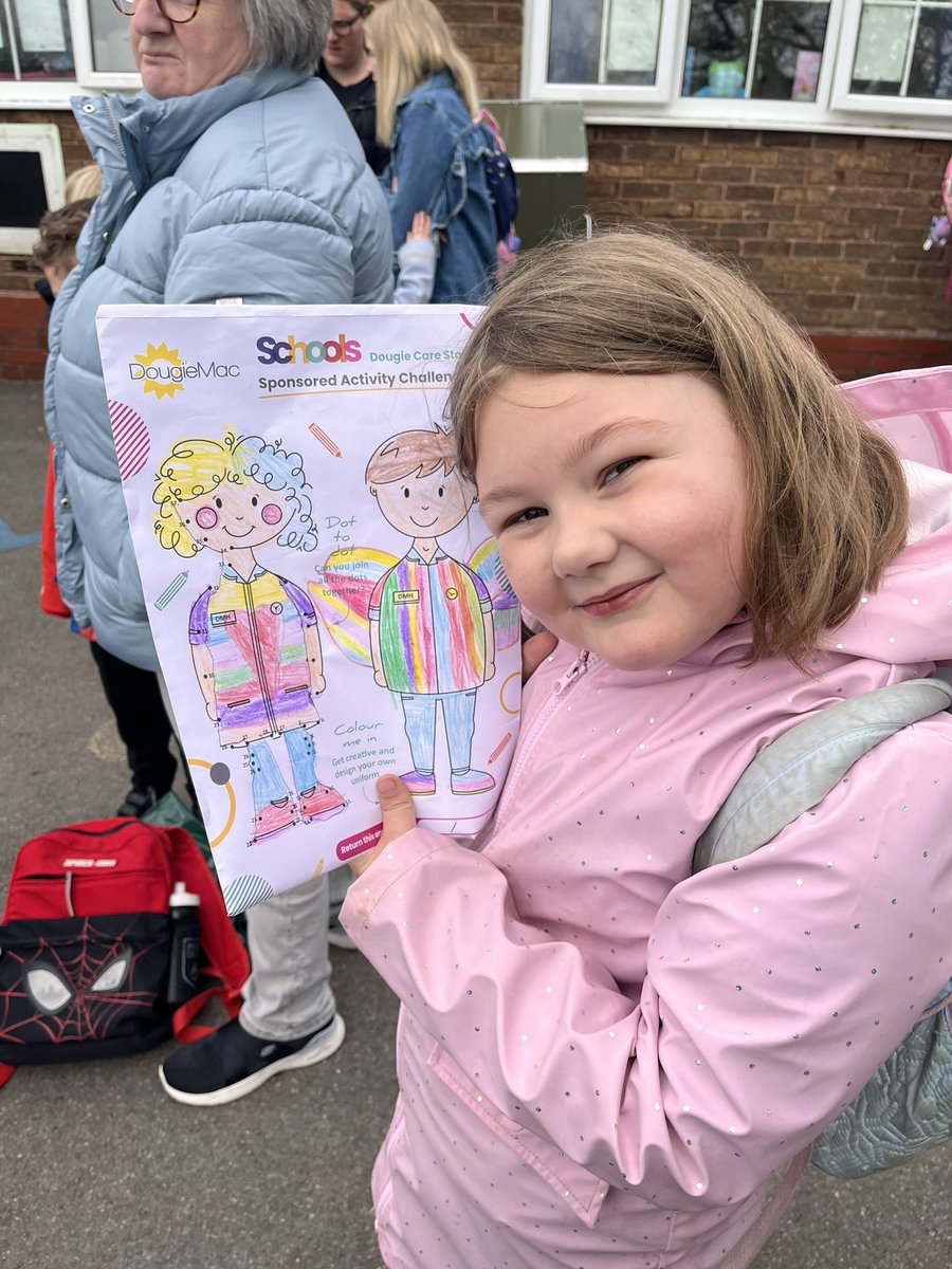 BroughMartha's tweet photo. Eliza was very proud of her beautiful colouring for @DougieMacStoke this morning! Dougie Mac cared for Eliza’s grandad last summer and we’re very grateful to them all💓💓💓@KnypersleyFirst https://t.co/LP1CLGoWBU