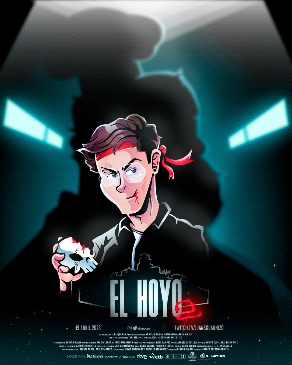 Fanart Poster de el 2do hoyo de juan 😈🙏
2:30pm 🇲🇽
3:30pm 🇨🇴
5:30pm m 🇦🇷
10:30pm 🇪🇸
extrañaba dibujar al juan! espero les guste.

@JuanSGuarnizo
#elhoyo #fanart #juansguarnizo