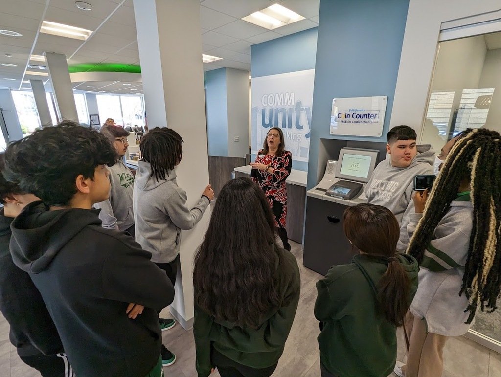 Whiting High School (@whsoilers) on Twitter photo Thanks to Donna Cafferata and Andy Collins of <a href="/CentierBank/">Centier Bank</a> for hosting the Whiting HS personal finance classes today and giving us a behind-the-scenes look at 21st century banking services in our hometown bank! Shout out to Mr. Z for planning this trip for our students! Thanks to Donna Cafferata and Andy Collins of <a href="/CentierBank/">Centier Bank</a> for hosting the Whiting HS personal finance classes today and giving us a behind-the-scenes look at 21st century banking services in our hometown bank! Shout out to Mr. Z for planning this trip for our students!