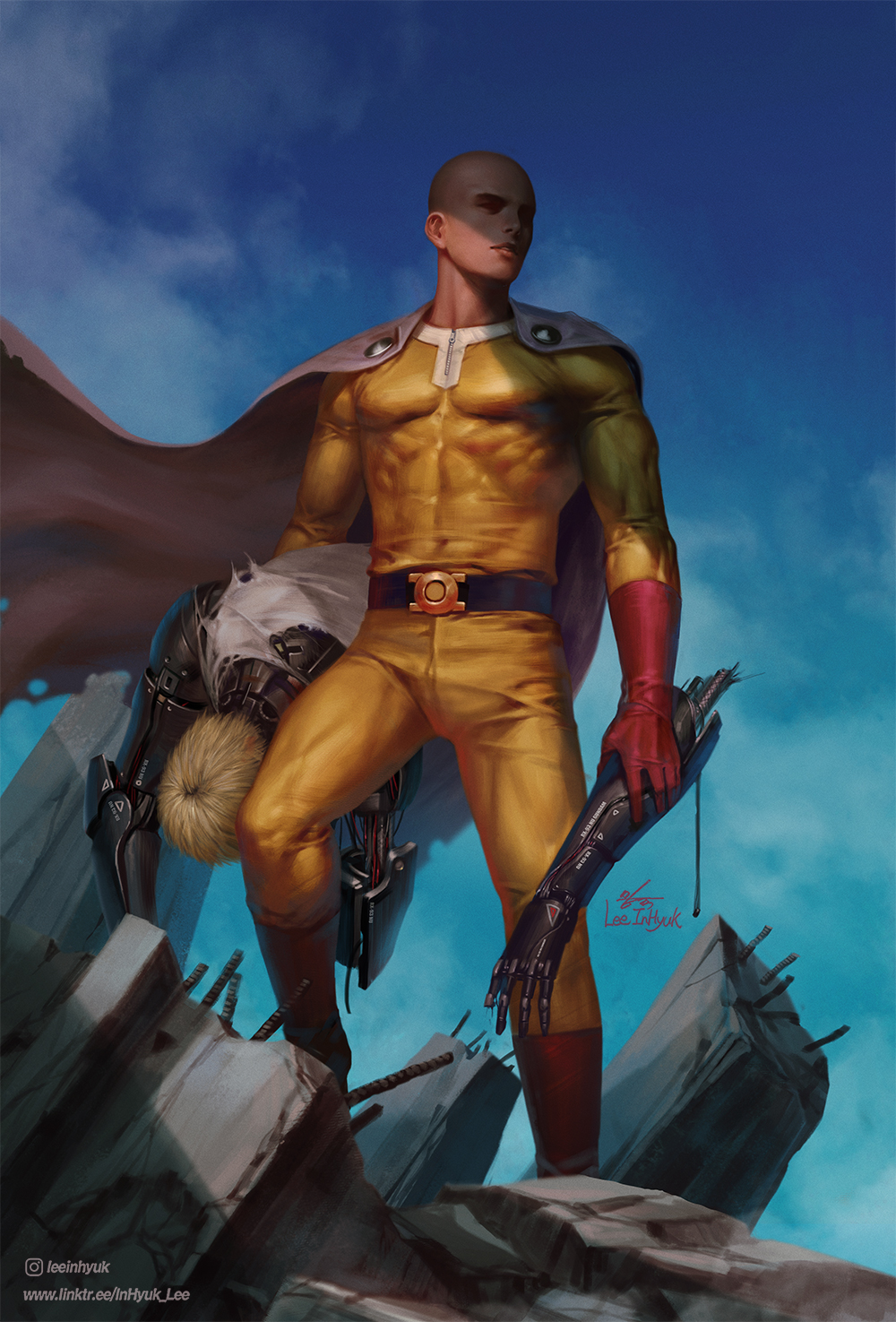 Saitama Fanart (@luctheartist) : r/OnePunchMan