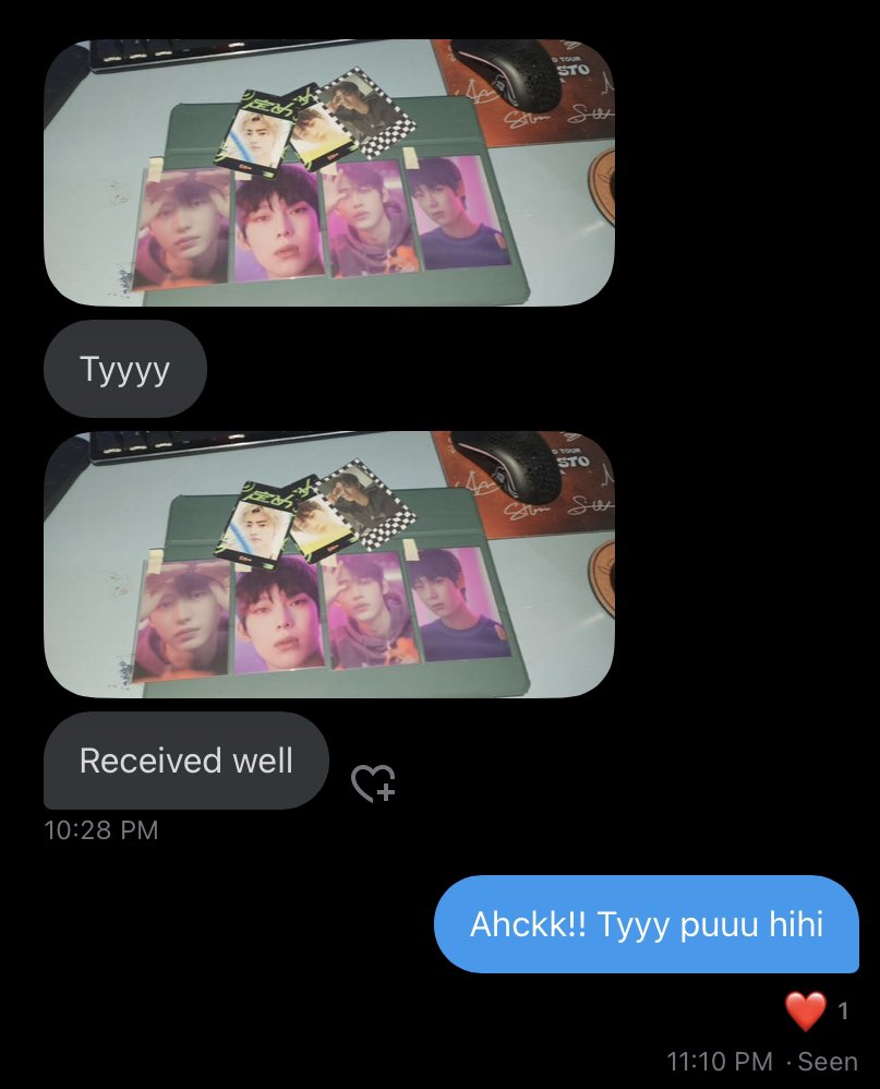 hooneshie's tweet photo. 🛒 [feedbacks] !
  
— tysm for purchasing, @sunsunenthsts until next time po. they arrived safely to their new home. pls take care of them po. :)) 

#thnxhooneshie 
#evebentables https://t.co/WWVGnduKq3