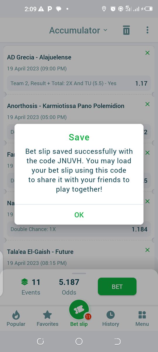 Favourites Win or Draw 🔥

Let's Play Again 🍻

📌 5️⃣+ Odds 

Code 👉 JNUVH

Bookie 👉 <a href="/22betNaija/">22BET Naija🇳🇬</a>

Register👇

🇳🇬 bit.ly/3sBzYrw

🇰🇪 bit.ly/3HEciaa

🇿🇼 bit.ly/3MdgwJg

Good luck 🤞

RT✅