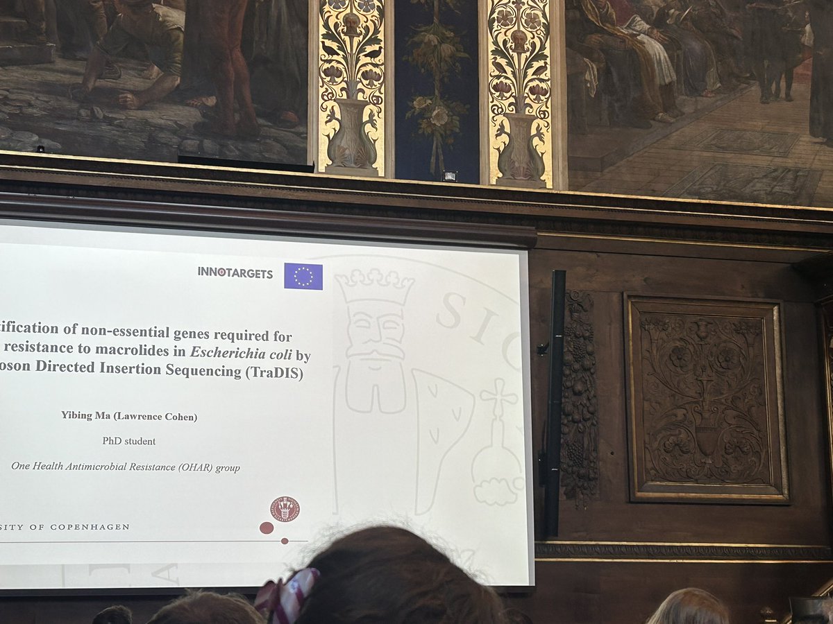 verma_pareena's tweet photo. My buddy @Mrazylan presenting about his work at #ICOHAR2023 at this beautiful hall. Proud of you!!!! 
@Innotargets2020 @MSCActions 
#AMR
#AntimicrobialResistance https://t.co/PqNGc9tVLg