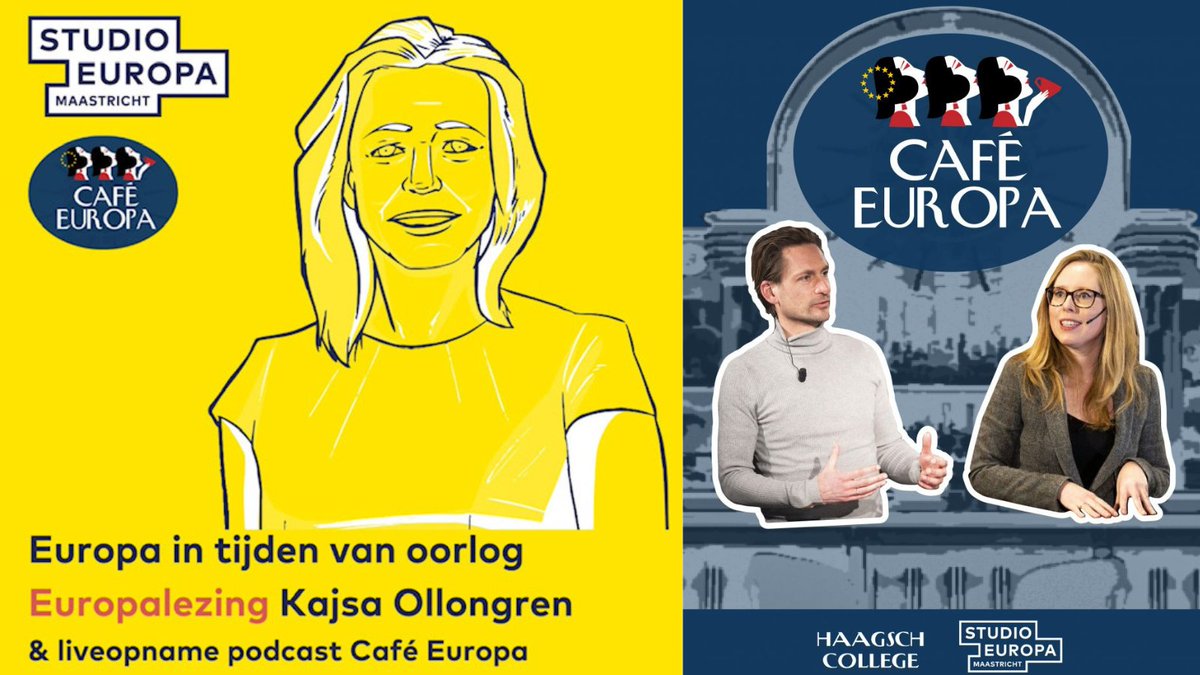 CafeEuropa (@cafeeuropaeu) on Twitter photo 🍻 Café Europa Kroegentocht
- 3 mei schuift <a href="/KajsaOllongren/">Kajsa Ollongren</a> <a href="/DefensieMin/">Ruben Brekelmans</a> na haar Europalezing direct aan in ons Café.
Wil je erbij zijn? Er zijn nog 8 plekjes... studioeuropamaastricht.nl/nl/event/minis…
- Op 5 juli een speciale editie mét publiek en mét <a href="/derkmarseille/">Derk Marseille</a>
haagschcollege.nl/college/cafeeu… 🍻 Café Europa Kroegentocht
- 3 mei schuift <a href="/KajsaOllongren/">Kajsa Ollongren</a> <a href="/DefensieMin/">Ruben Brekelmans</a> na haar Europalezing direct aan in ons Café.
Wil je erbij zijn? Er zijn nog 8 plekjes... studioeuropamaastricht.nl/nl/event/minis…
- Op 5 juli een speciale editie mét publiek en mét <a href="/derkmarseille/">Derk Marseille</a>
haagschcollege.nl/college/cafeeu…