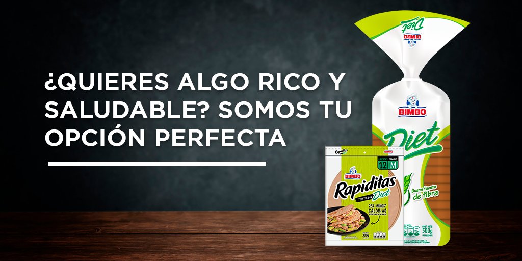 ¡Bimbo Diet es práctico! Sabor, nutrición y diversión en cuestión de minutos. 💙

¿Qué esperas para disfrutar de nuestros productos con 25% menos calorías?

#BimboDiet #VidaDiet #Diet #ProductosDiet #Saludable #MenosCalorías