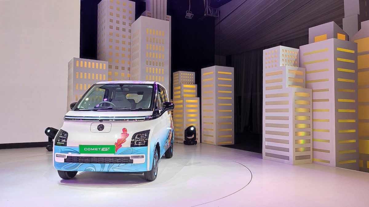 kumarcnbc's tweet image. . आ गई MG Motor की #CometEV 
@MGMotorIn #mgmotor #EV @CNBC_Awaaz #kumarcnbc #Battery #smallestcar #citycar #comet #ElectricCars